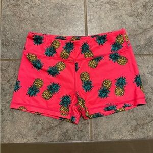 IAB Mfg Pineapple Print Women's Athletic Shorts